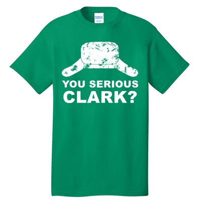 You Serious Clark Winter Hat Distress Tall T-Shirt