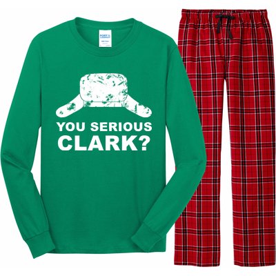 You Serious Clark Winter Hat Distress Long Sleeve Pajama Set