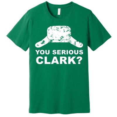 You Serious Clark Winter Hat Distress Premium T-Shirt