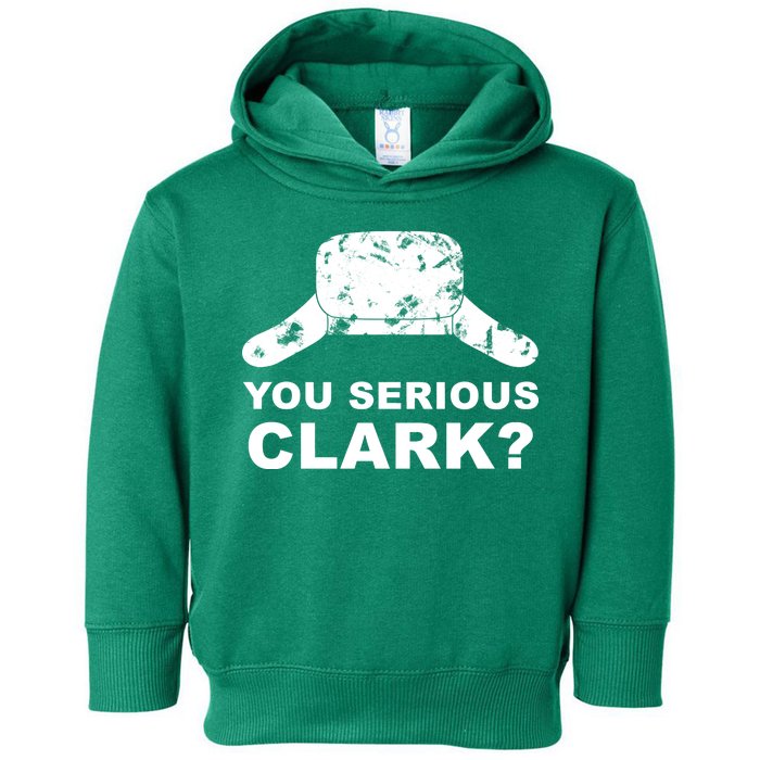 You Serious Clark Winter Hat Distress Toddler Hoodie