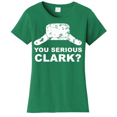 You Serious Clark Winter Hat Distress Women's T-Shirt