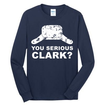 You Serious Clark Winter Hat Distress Tall Long Sleeve T-Shirt