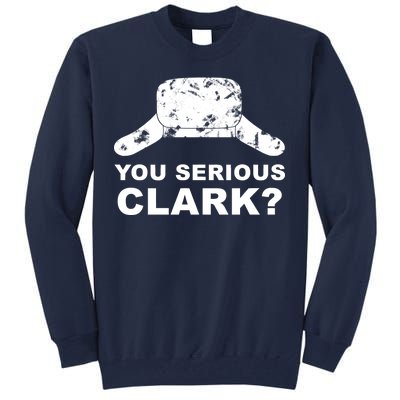 You Serious Clark Winter Hat Distress Tall Sweatshirt