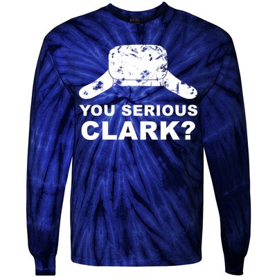 You Serious Clark Winter Hat Distress Tie-Dye Long Sleeve Shirt