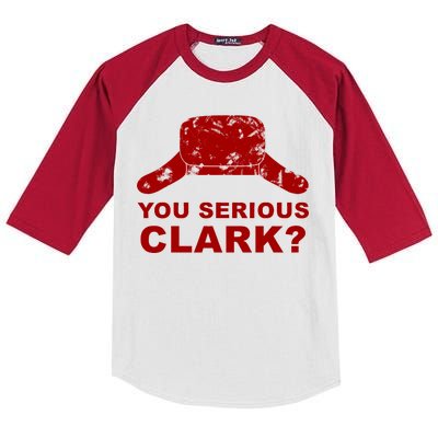 You Serious Clark Winter Hat Distress Kids Colorblock Raglan Jersey