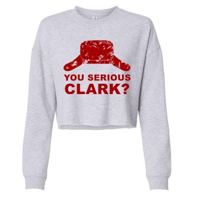 You Serious Clark Winter Hat Distress Cropped Pullover Crew