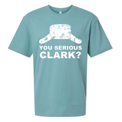 You Serious Clark Winter Hat Distress Sueded Cloud Jersey T-Shirt