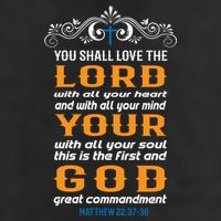 You Shall Love The Lord Matthew 22:37-38 11oz C Handle Ceramic Mug