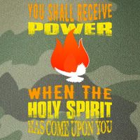 You shall receive power when the Holy Spirit has come upon you Acts 1:8 Legacy Tie Dye Trucker Hat