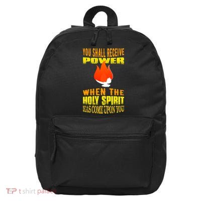You shall receive power when the Holy Spirit has come upon you Acts 1:8 16 in Basic Backpack