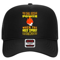 You shall receive power when the Holy Spirit has come upon you Acts 1:8 Trucker Hat