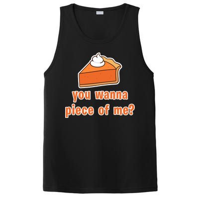 You Wanna Piece of Me Thanksgiving Pumpkin Pie PosiCharge Competitor Tank