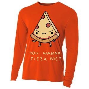 You Wanna Pizza Me? Cooling Performance Long Sleeve Crew