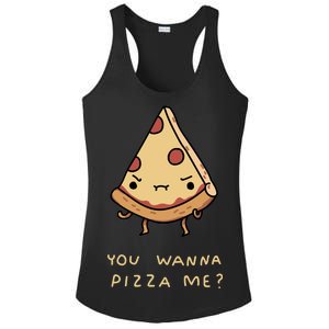 You Wanna Pizza Me? Ladies PosiCharge Competitor Racerback Tank