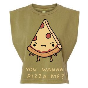 You Wanna Pizza Me? Garment-Dyed Women's Muscle Tee