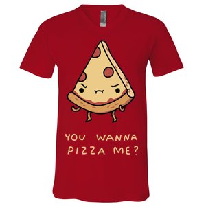 You Wanna Pizza Me? V-Neck T-Shirt