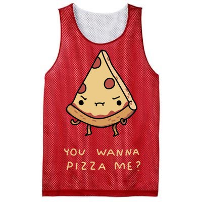 You Wanna Pizza Me? Mesh Reversible Basketball Jersey Tank