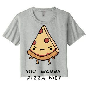 You Wanna Pizza Me? Women's Crop Top Tee