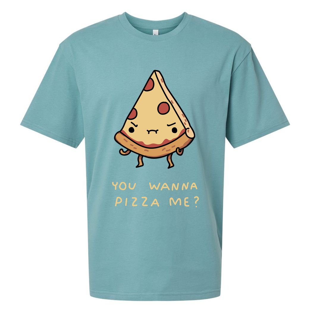 You Wanna Pizza Me? Sueded Cloud Jersey T-Shirt