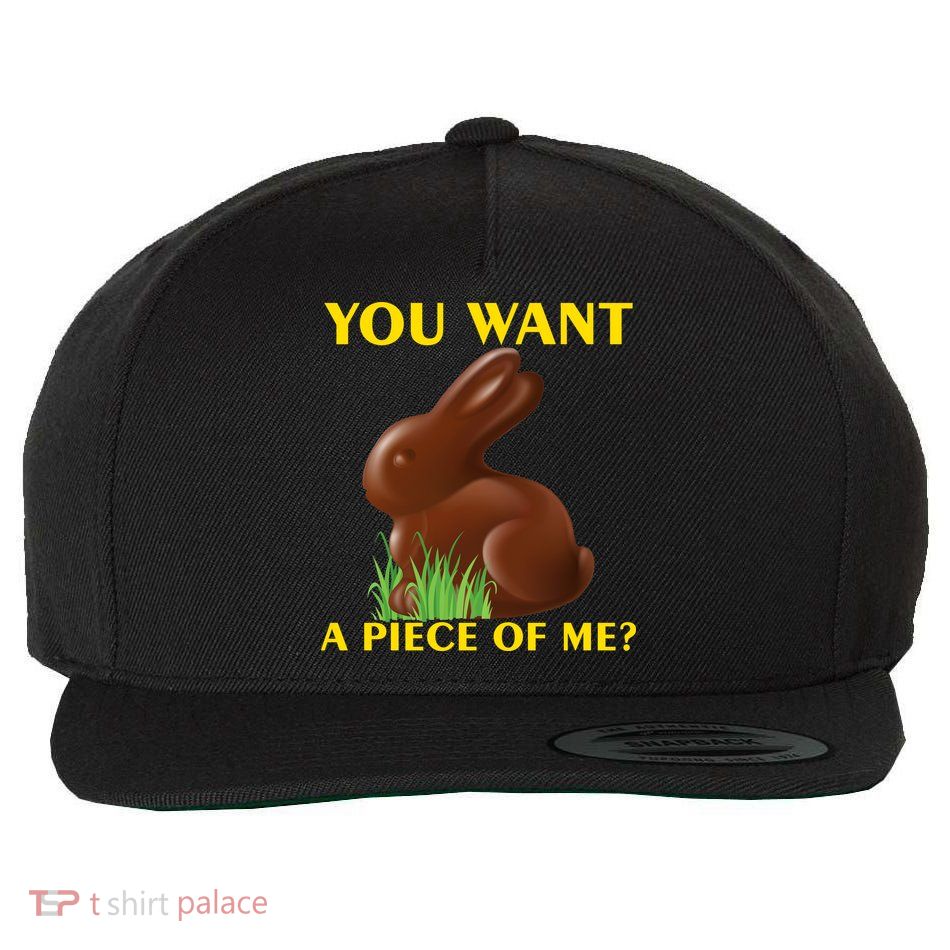 You Want A Piece Of Me? Wool Snapback Cap