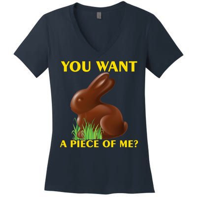 You Want A Piece Of Me? Women's V-Neck T-Shirt