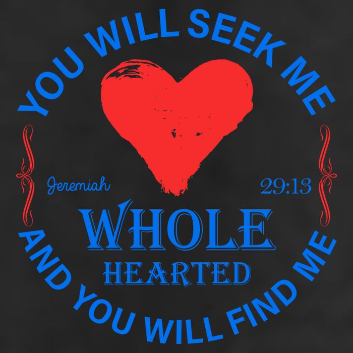 You Will Seek Me Gospel Verse 7 Panel Mesh Trucker Snapback Hat