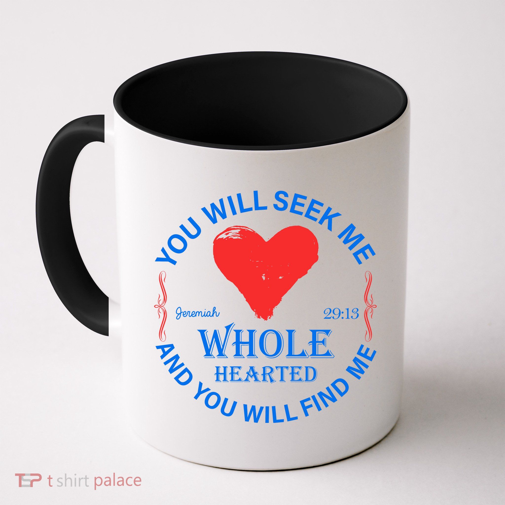You Will Seek Me Gospel Verse Mug
