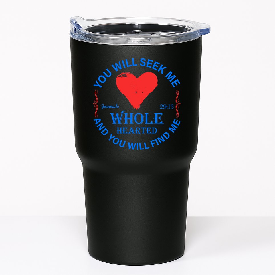 You Will Seek Me Gospel Verse Tumbler