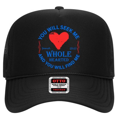 You Will Seek Me Gospel Verse Trucker Hat