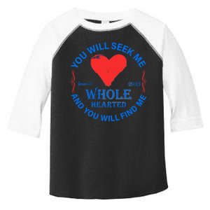 You Will Seek Me Gospel Verse Toddler Fine Jersey T-Shirt