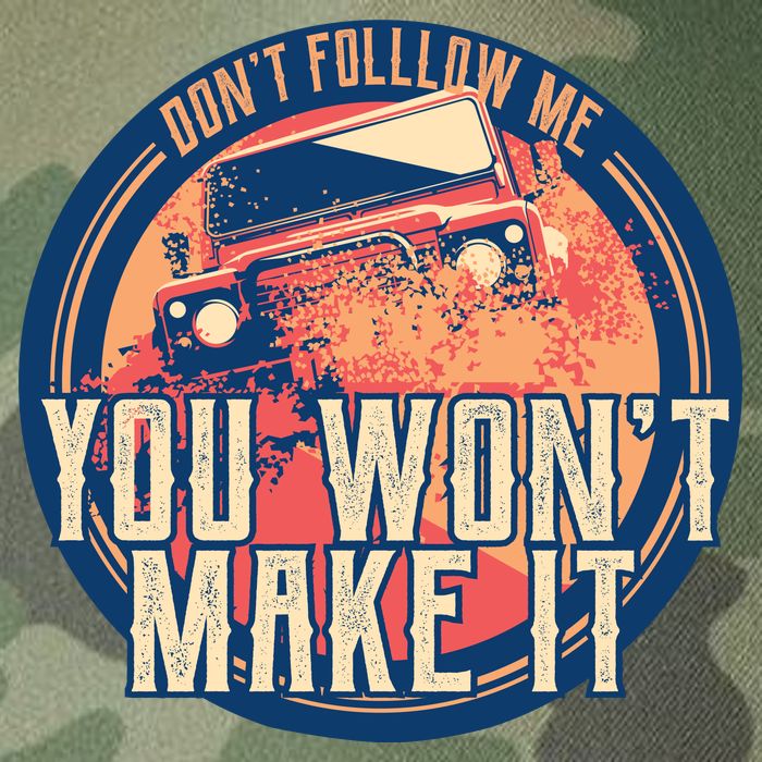 You Won't Make It Off-Roading Legacy Tie Dye Trucker Hat
