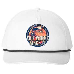 You Won't Make It Off-Roading Snapback Five-Panel Rope Hat