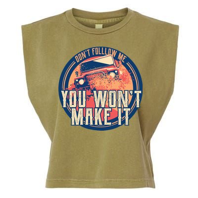 You Won't Make It Off-Roading Garment-Dyed Women's Muscle Tee