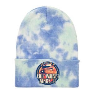 You Won't Make It Off-Roading Tie Dye 12in Knit Beanie