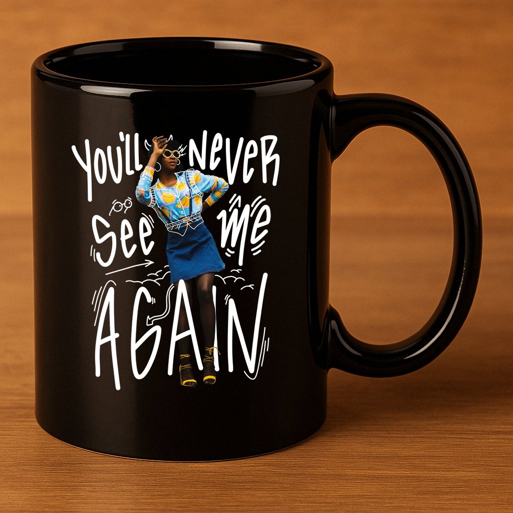 You'll Never See Me Again Girl 11oz C Handle Ceramic Mug