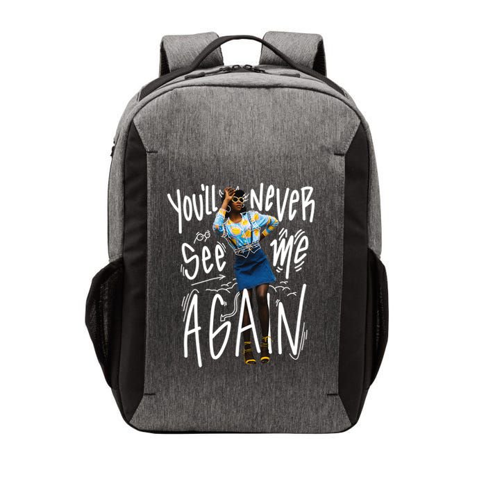 You'll Never See Me Again Girl Vector Backpack