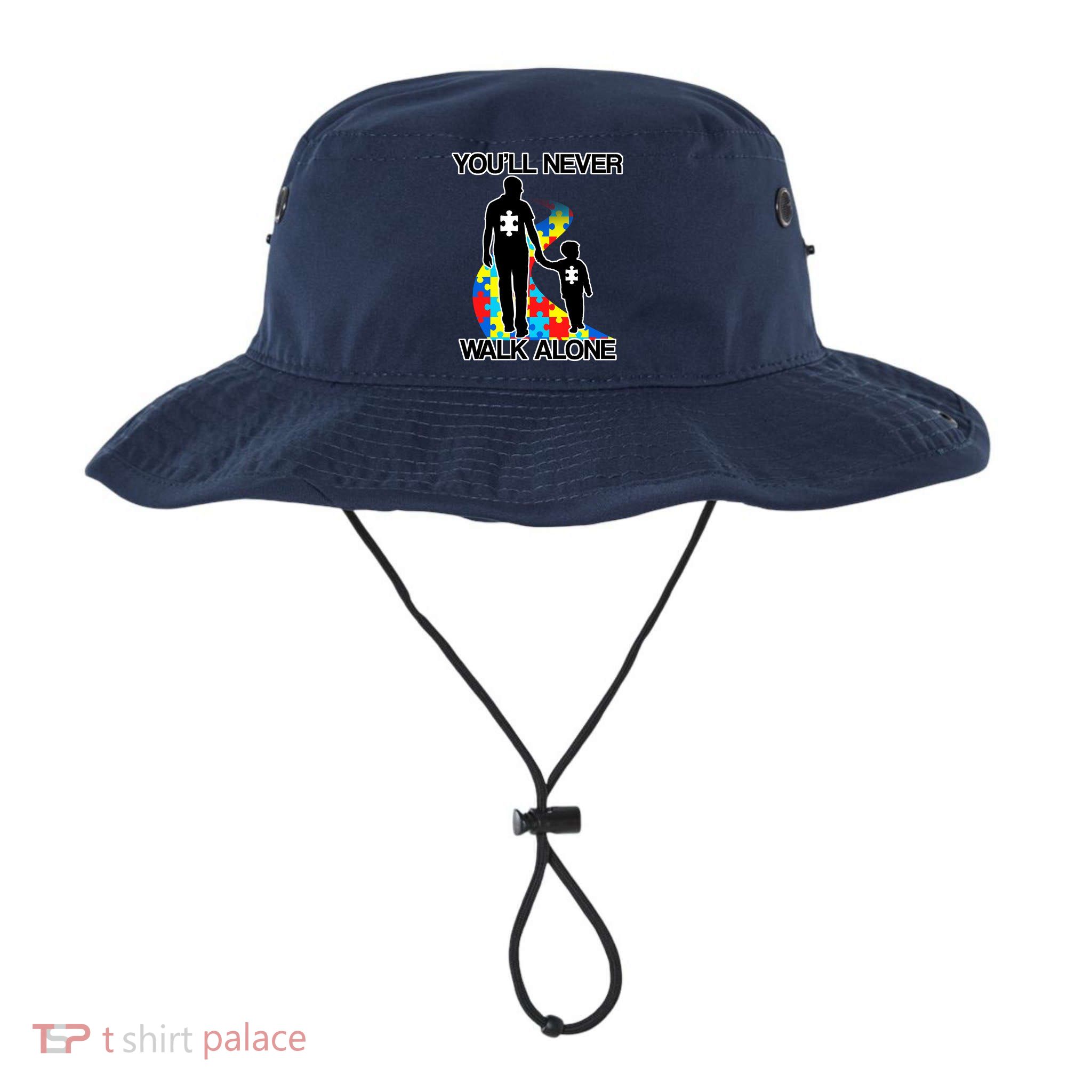 You'll Never Walk Alone Autism Awareness Bucket Hat