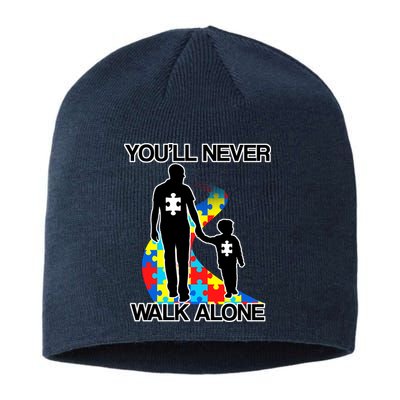 You'll Never Walk Alone Autism Awareness Sustainable Beanie