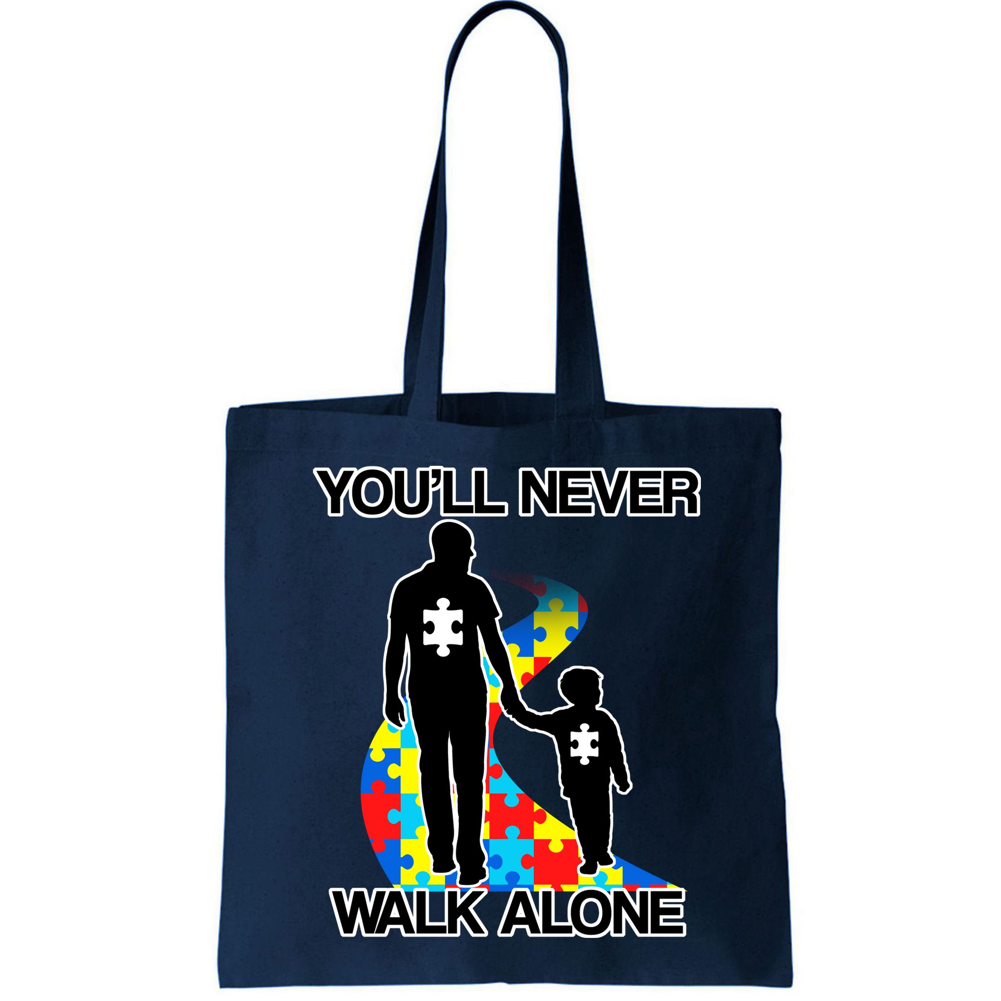 You'll Never Walk Alone Autism Awareness Bag