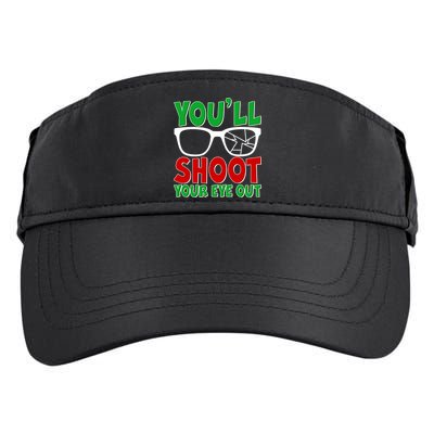 You'll Shoot Your Eye Out Christmas Adult Drive Performance Visor