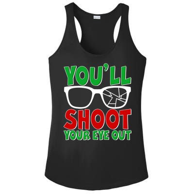 You'll Shoot Your Eye Out Christmas Ladies PosiCharge Competitor Racerback Tank