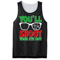 You'll Shoot Your Eye Out Christmas Mesh Reversible Basketball Jersey Tank