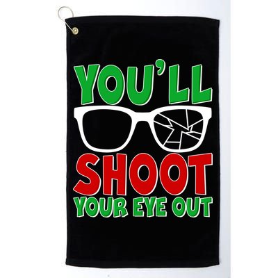 You'll Shoot Your Eye Out Christmas Golf Towel