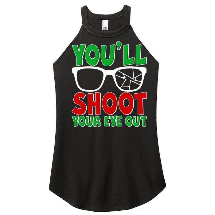 You'll Shoot Your Eye Out Christmas Women's Perfect Tri Rocker Tank