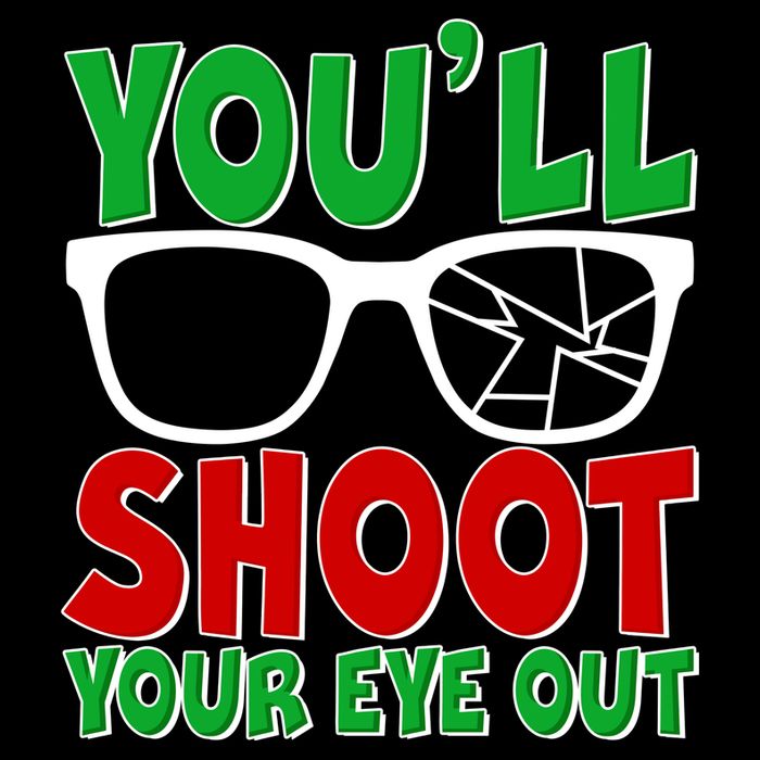 You'll Shoot Your Eye Out Christmas Kids Hoodie