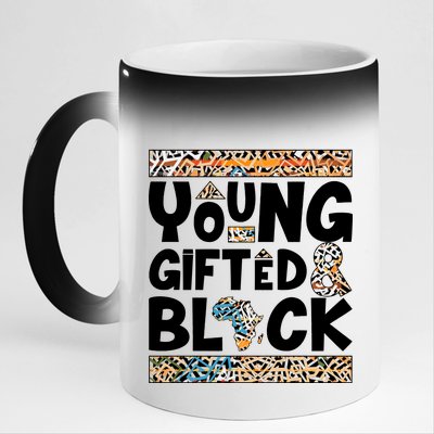 Young Gifted And Black 11oz Black Color Changing Mug