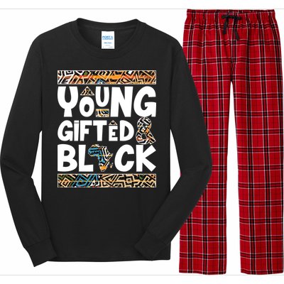 Young Gifted And Black Long Sleeve Pajama Set