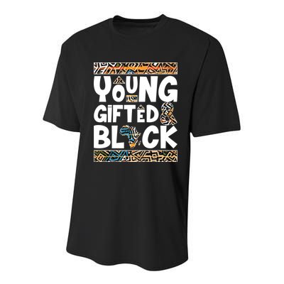 Young Gifted And Black Youth Performance Sprint T-Shirt