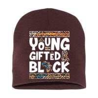 Young Gifted And Black Short Acrylic Beanie