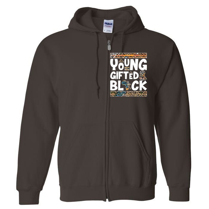 Young Gifted And Black Full Zip Hoodie